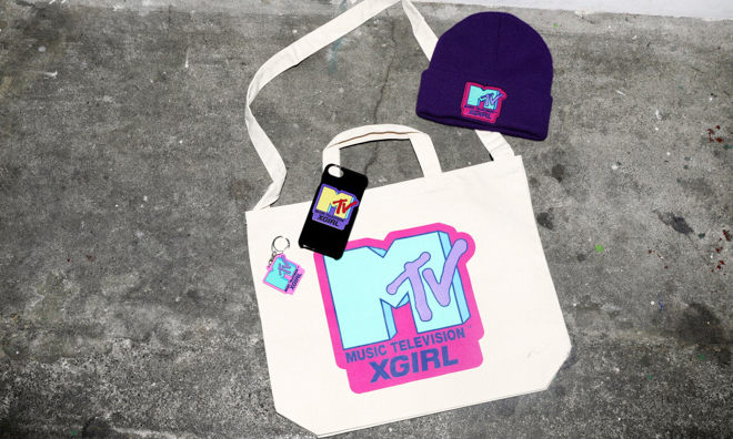 X-GIRL 携手 MTV 推出色彩丰富的限定系列