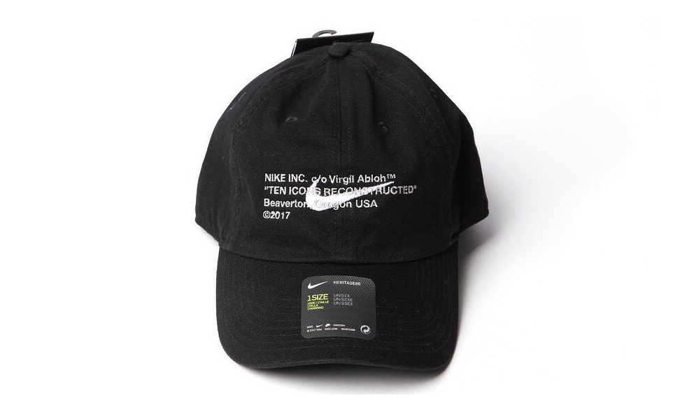 零预警，Virgil Abloh x NikeLab “The Ten” 系列帽子发售