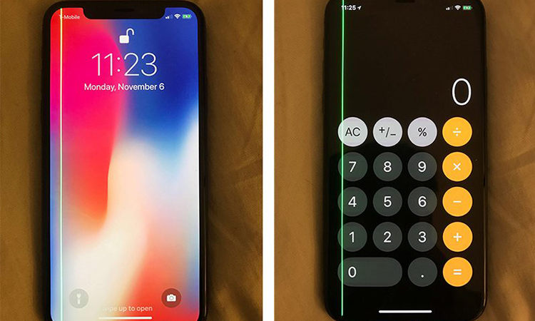 iPhone X 也会低温触控失灵？还碰到了屏幕绿线的问题