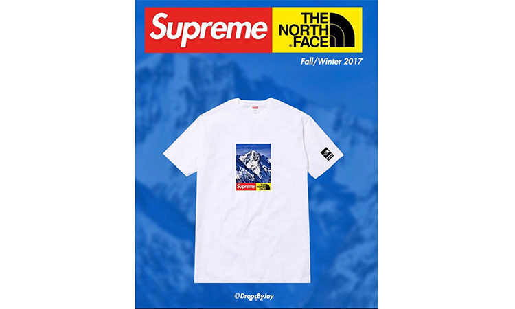 Supreme x THE NORTH FACE “雪山” 系列 T恤曝光