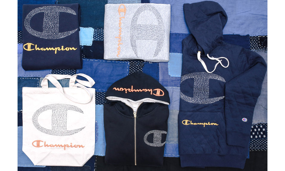 Champion 推出日本刺子绣限定系列