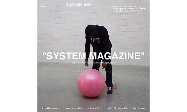 Virgil Abloh 将在伦敦举办杂志签售见面会