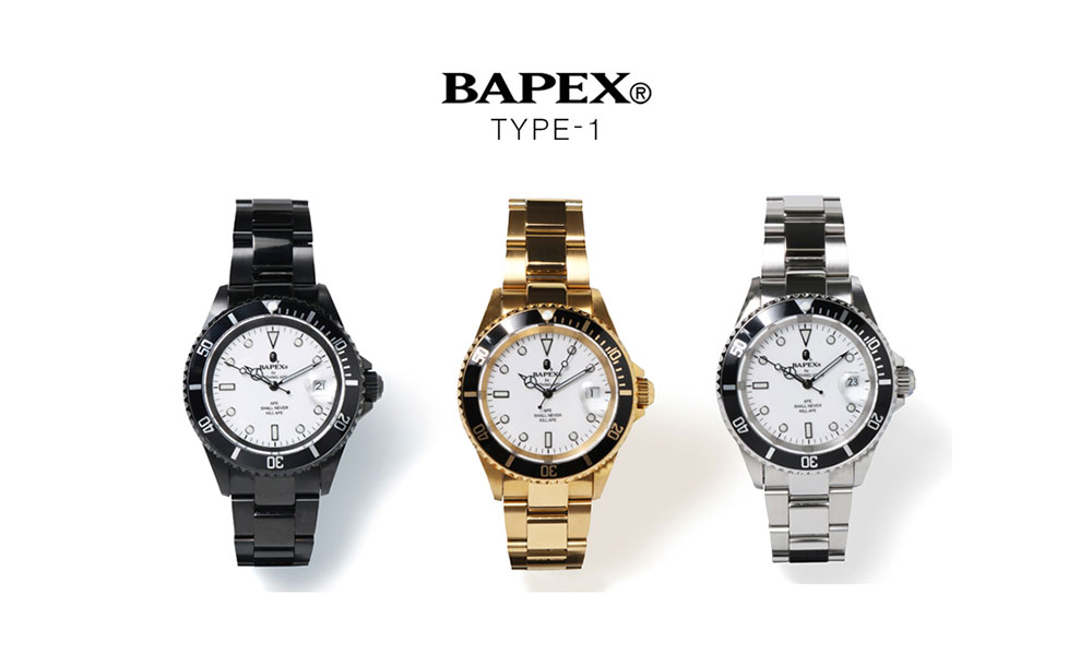 A BATHING APE® 再度带来新款 BAPEX® 腕表系列