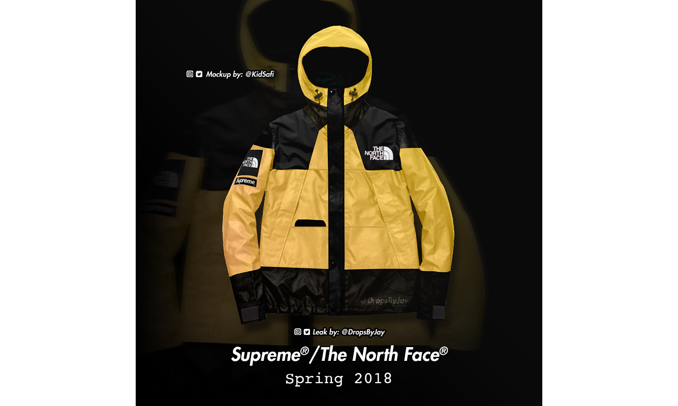 抢先预览 Supreme x THE NORTH FACE 2018 春季联名