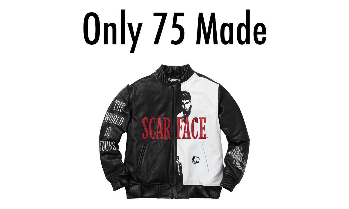 Supreme 本周发售的 Scarface 皮夹克将异常珍贵