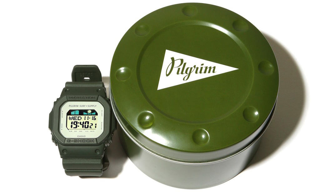 G-SHOCK x Pilgrim Surf+Supply 推出 GLX 5600 腕表