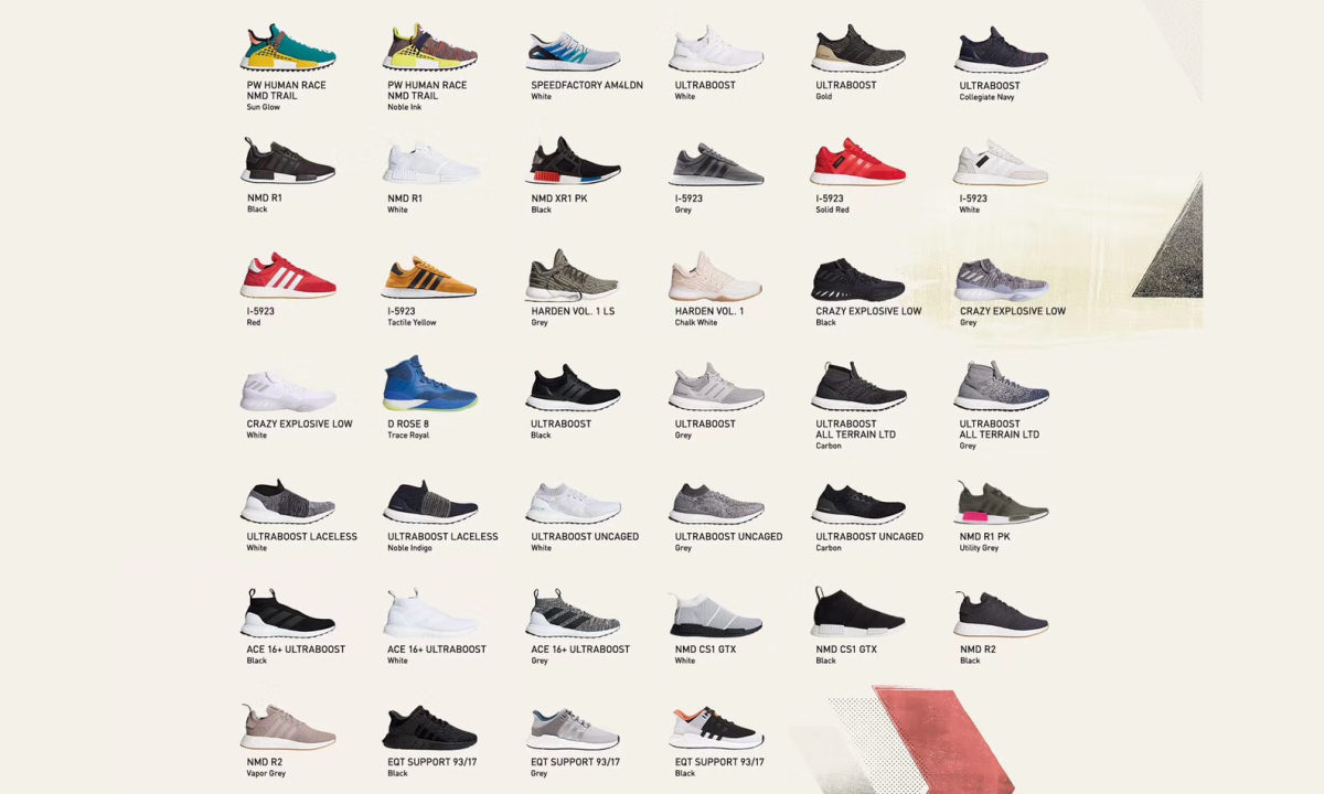 40 双打包价 7000 美元，adidas 推出 BOOST 特别套装