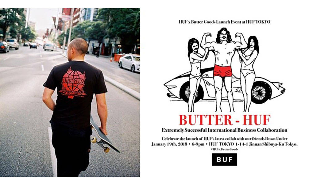 Butter Goods x HUF 联乘系列即将发售