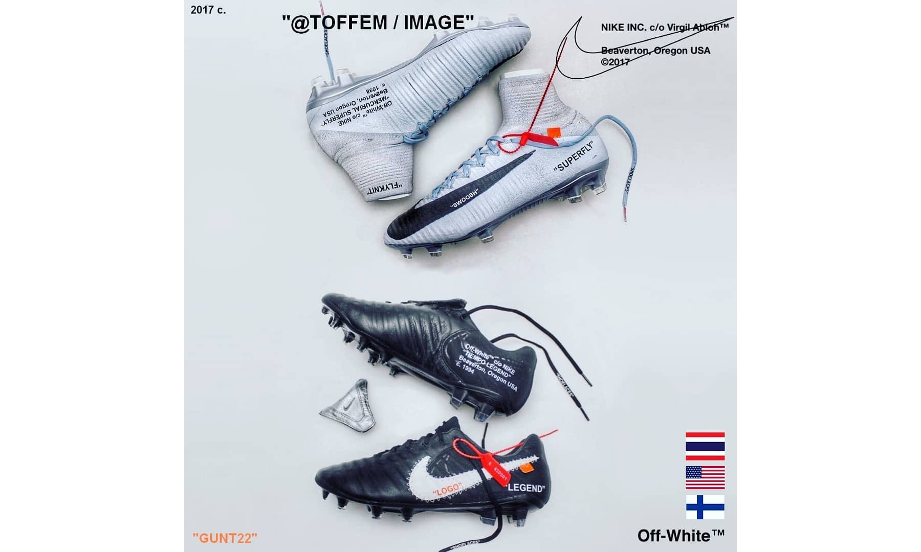 Off-White™ x Nike 足球联乘还没确定，单品提前曝光？