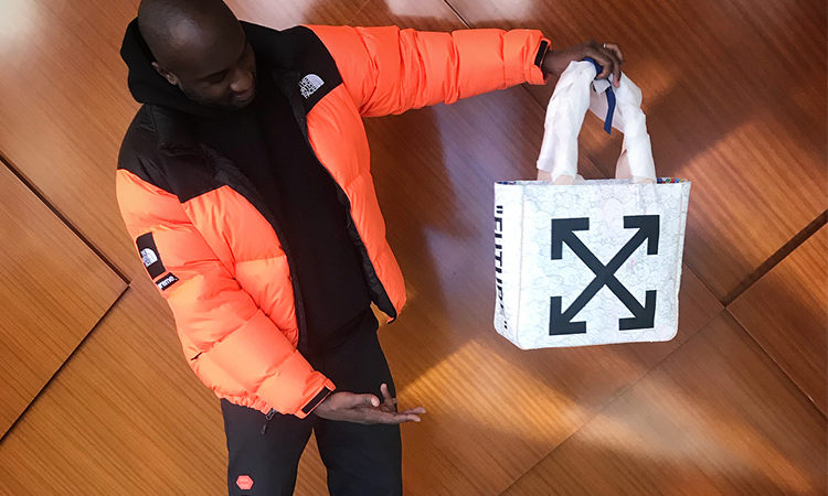 村上隆展示与 Virgil Abloh 合作的最新联名包袋