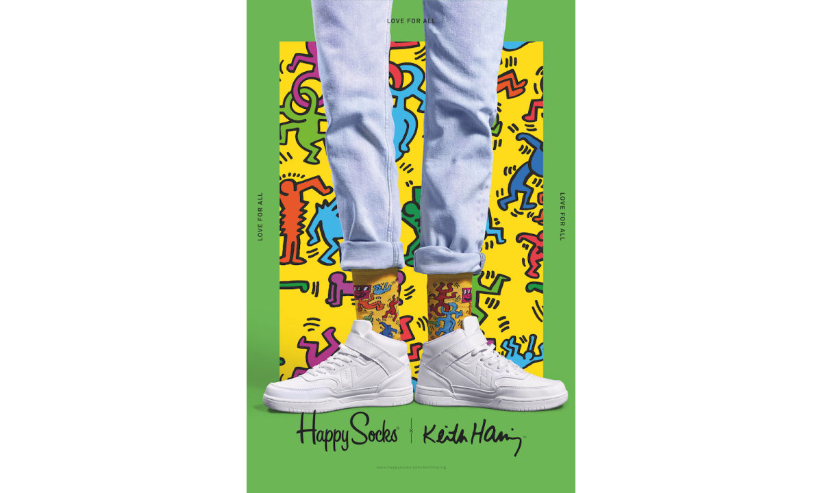 Happy Socks x Keith Haring 发布情人节系列袜款