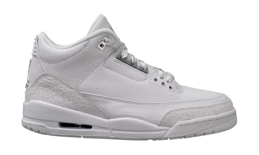 Air Jordan III “Triple White” 将于 7 月复刻发售