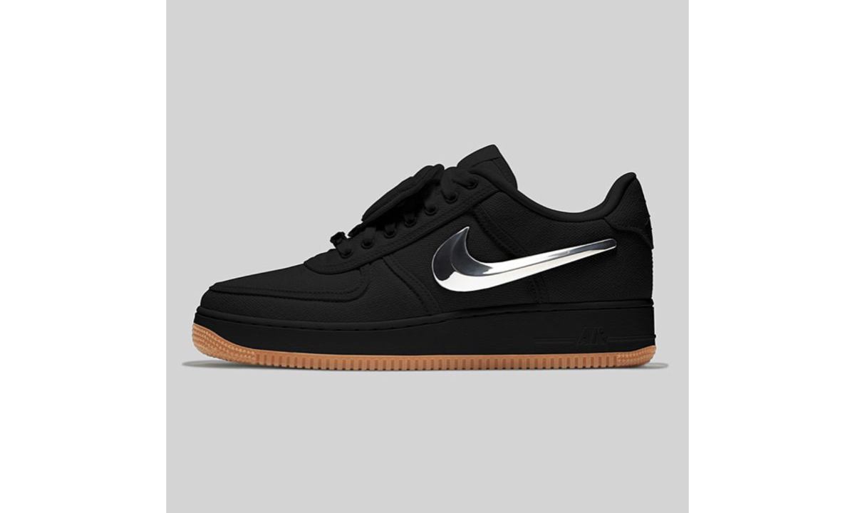 Travis Scott x Nike Air Force 1 又一全黑配色曝光？