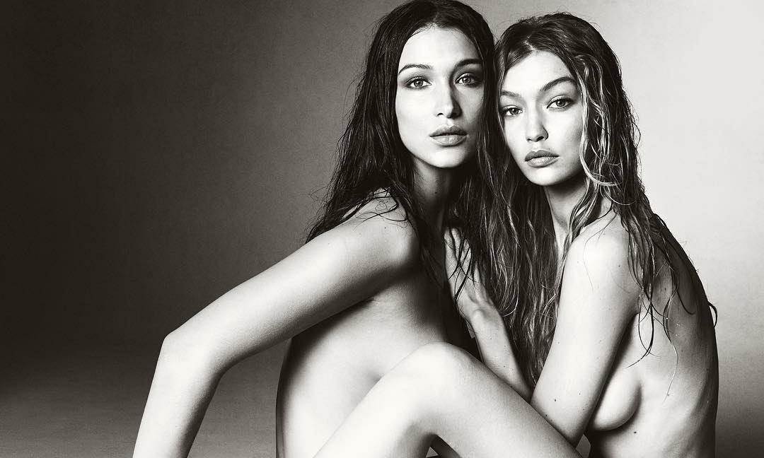 Bella 和 Gigi Hadid 全裸登上英国《Vouge》三月号