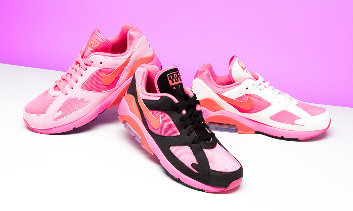 COMME des GARÇONS HOMME x Nike 联名 Air Max 180 套装预览