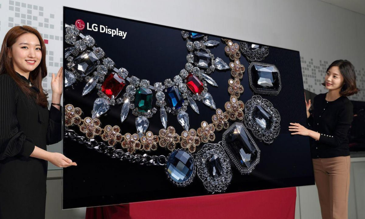 LG 发布世界首款 88 英寸 OLED 8K 电视机