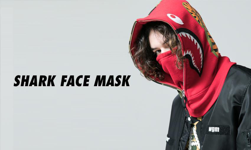 玩转 SHARK 元素，A BATHING APE® 推出防寒鲨鱼头套