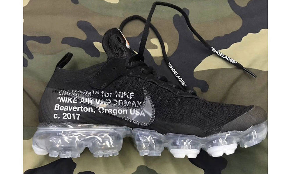 Virgil Abloh x NikeLab Air VaporMax 纯黑配色细节流出