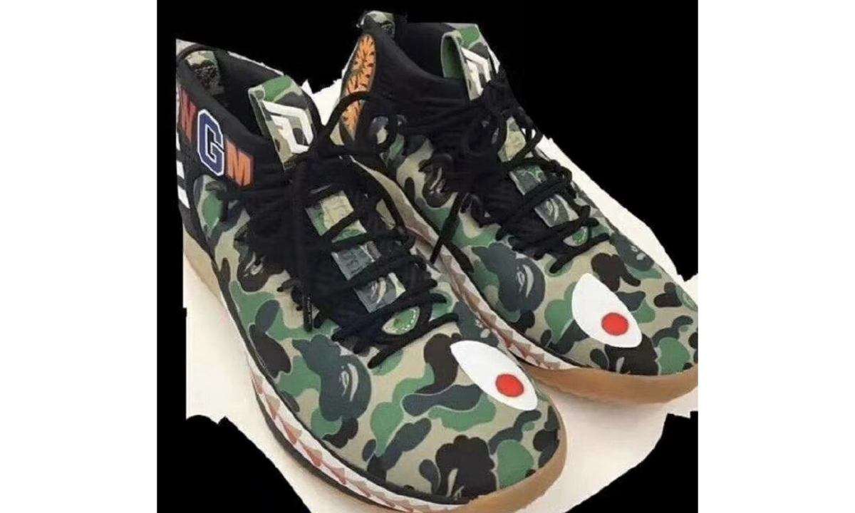 BAPE®  × adidas Dame 4 实物曝光，传闻将在下月发售