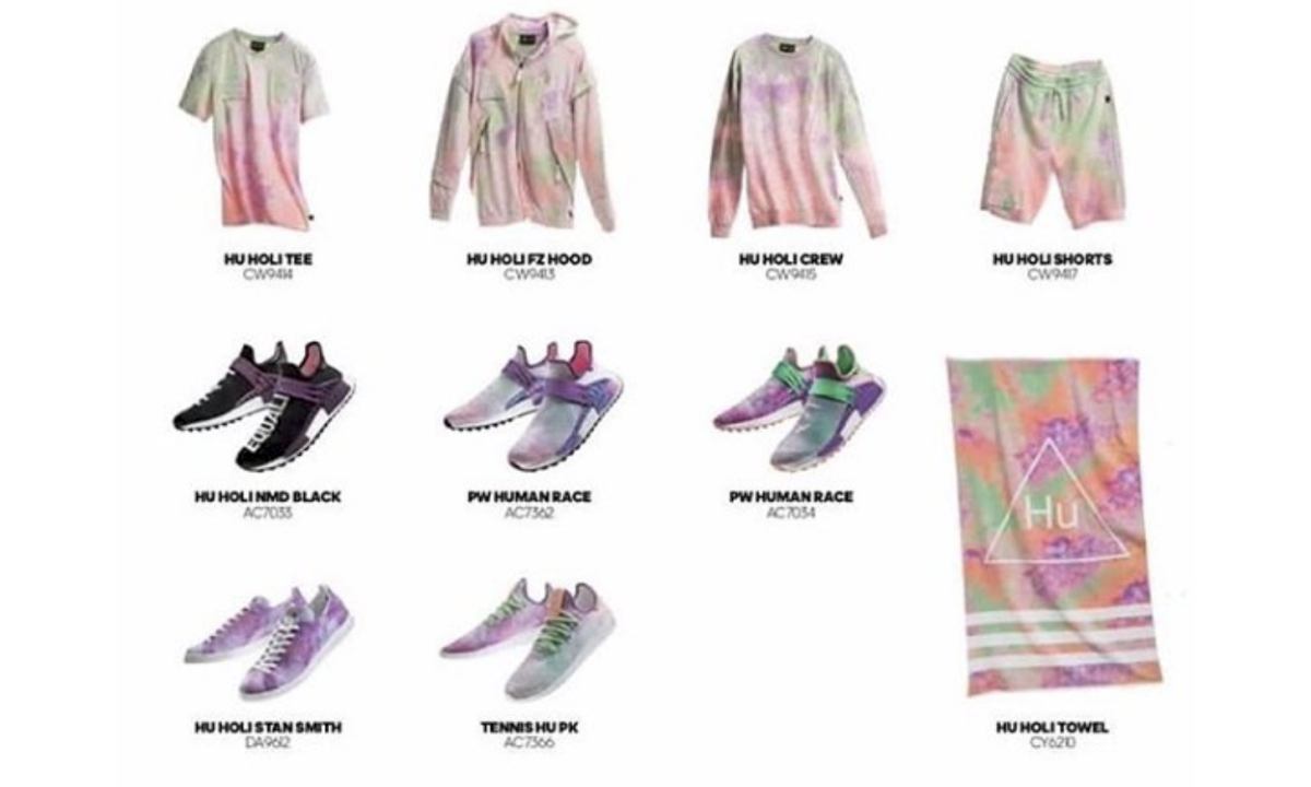 Pharrell Williams x adidas Originals 最新合作系列完整单品曝光