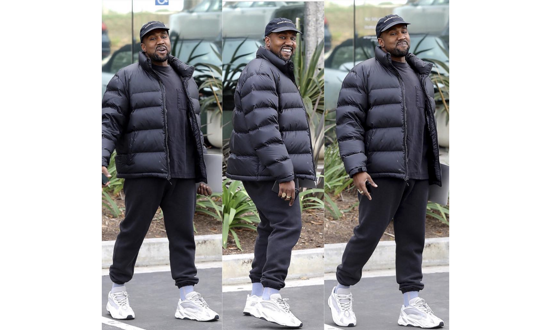 Kanye West 最近上脚的这双鞋子，原来不是 Yeezy Runner？