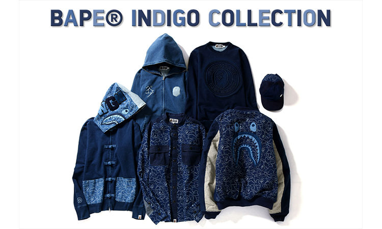 传统日本味，BAPE® 推出 “INDIGO” 别注系列