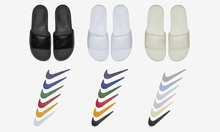 现在就连 Nike Benassi JDI 拖鞋都能更换 Swoosh 了