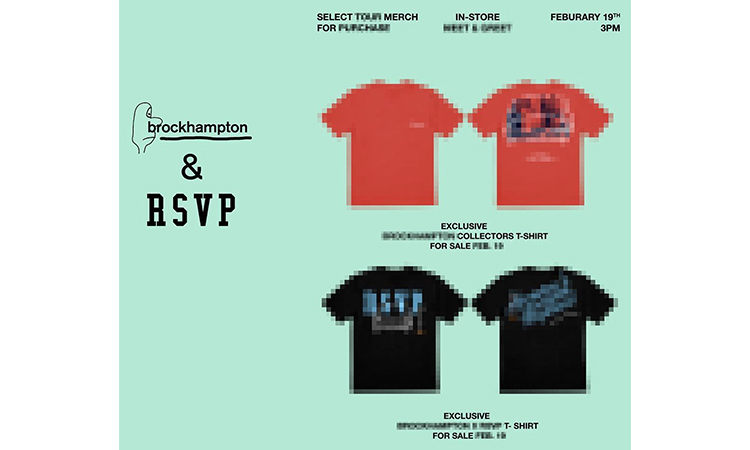 RSVP Gallery 将与创意集体 Brockhampton 推出联名系列