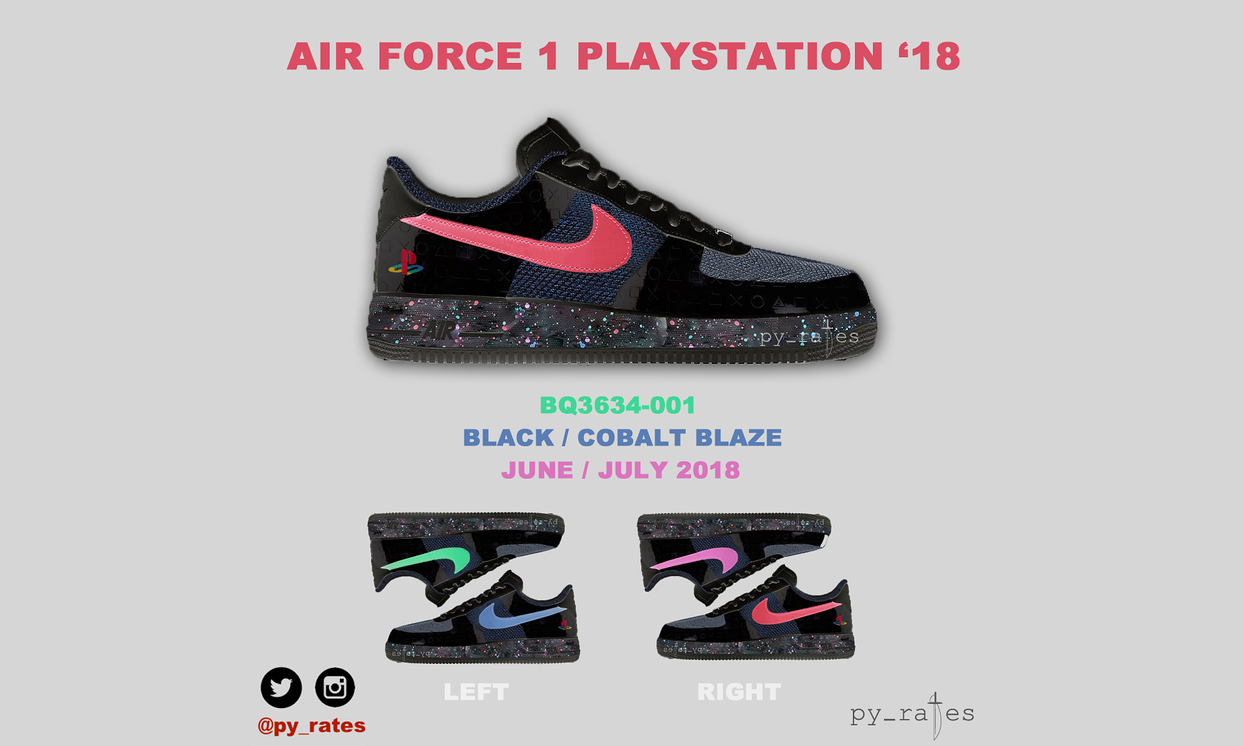 神作再临！Nike Air Force 1 “PlayStation” 或将于今年复刻发售
