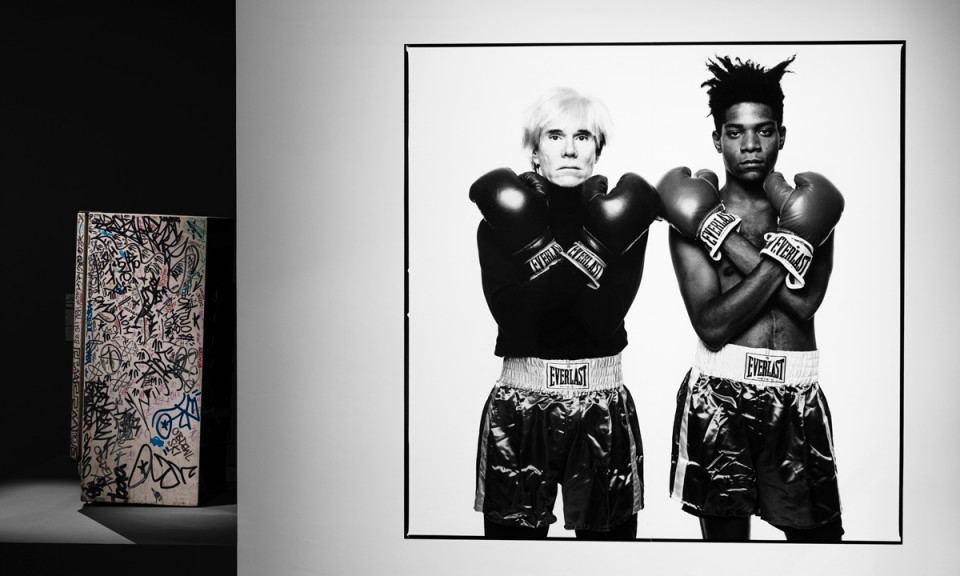 进入 Jean-Michel Basquiat 回顾展德国站现场