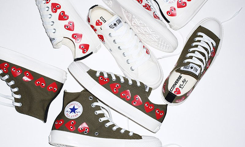 串标 “爱心眼”，COMME des GARÇONS PLAY x CONVERSE 全新鞋款来了