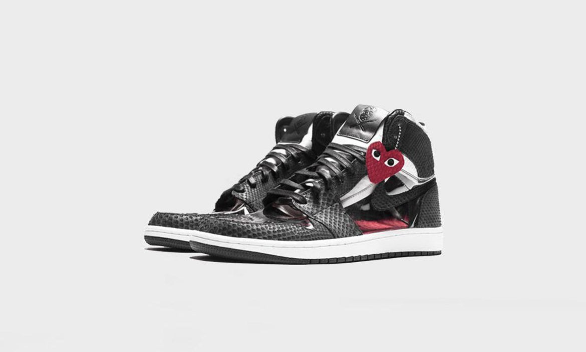 以 CdG 联名为灵感，The Shoe Surgeon 带来了全新的 AJ I 版本
