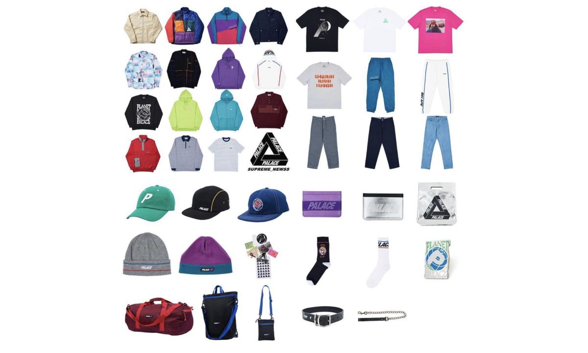 PALACE 18 春夏系列首周发售单品及售价一览