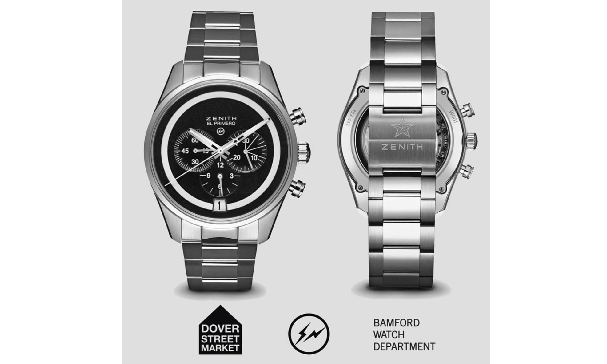 Bamford Watch Department 与 fragment design 联手带来 Zenith 联名腕表