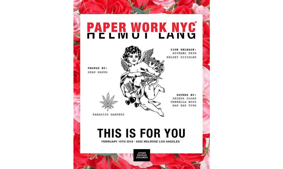 Paper Work NYC 开设情人节期间限定店