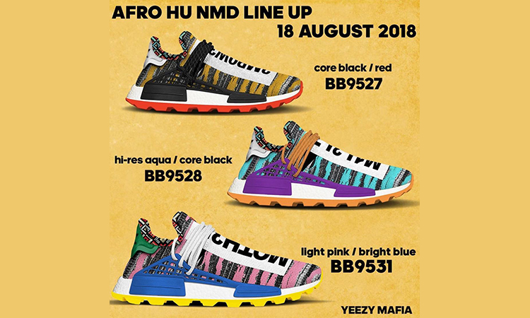Pharrell x adidas Originals Hu NMD “Afro” 发售日期曝光
