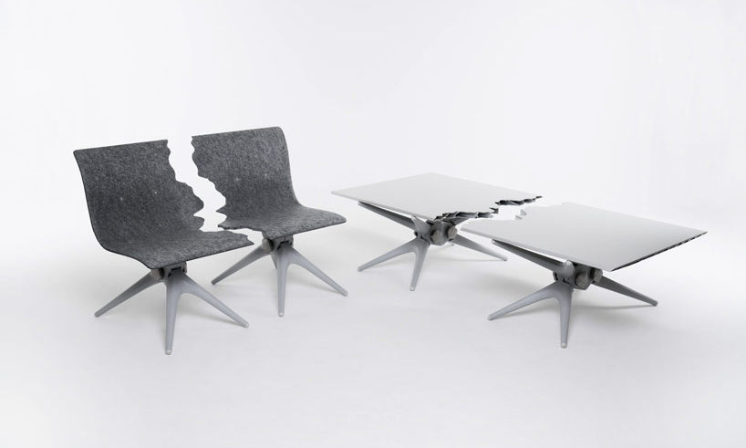 Pentatonic 携手 Snarkitecture 打造 “Fractured” 家具系列