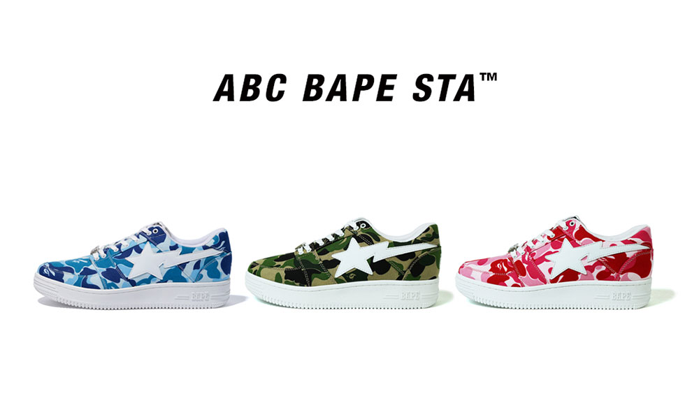 A BATHING APE® 推出全新 ABC BAPE STA 鞋款