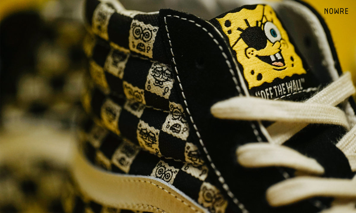 不用自己 DIY 了，送你正式的《海绵宝宝》x Vans ！