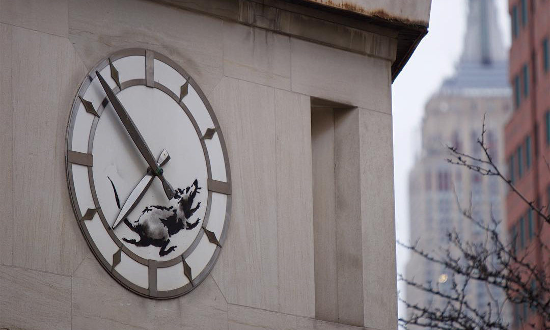 Banksy 最新作品出现在纽约街头