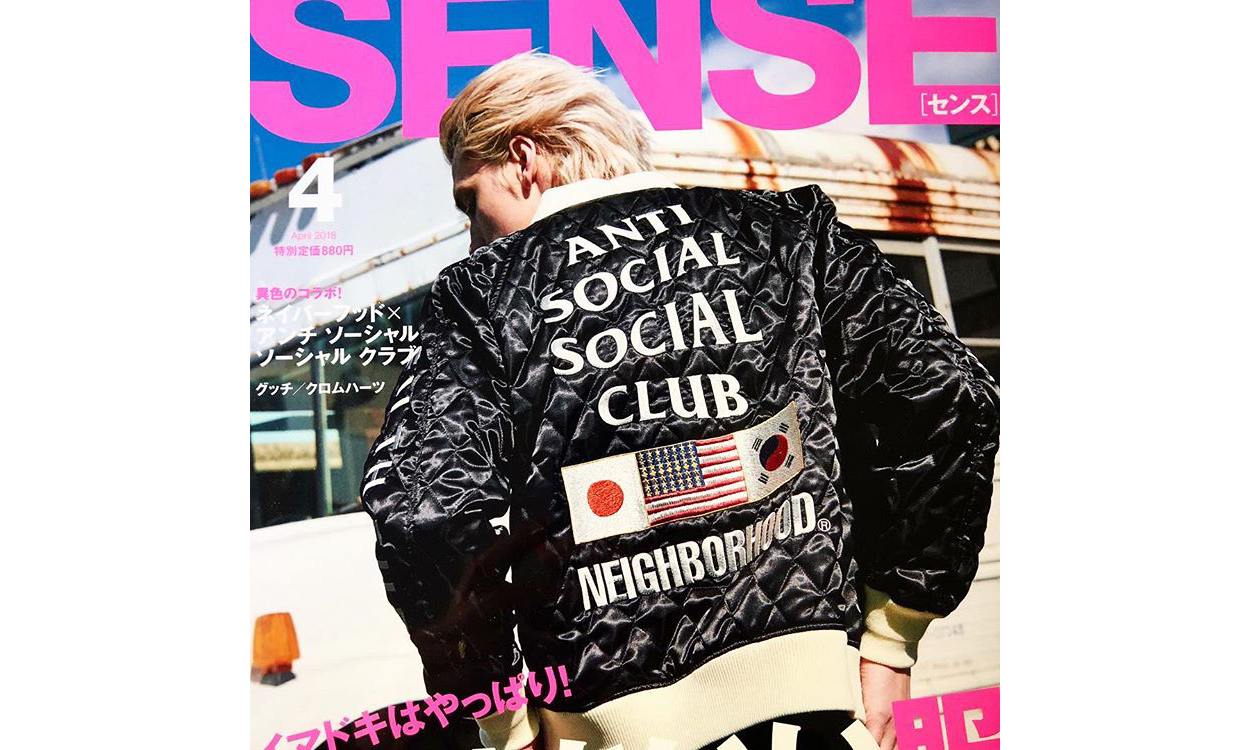 《SENSE》曝光 Anti Social Social Club x NEIGHBORHOOD 联名系列