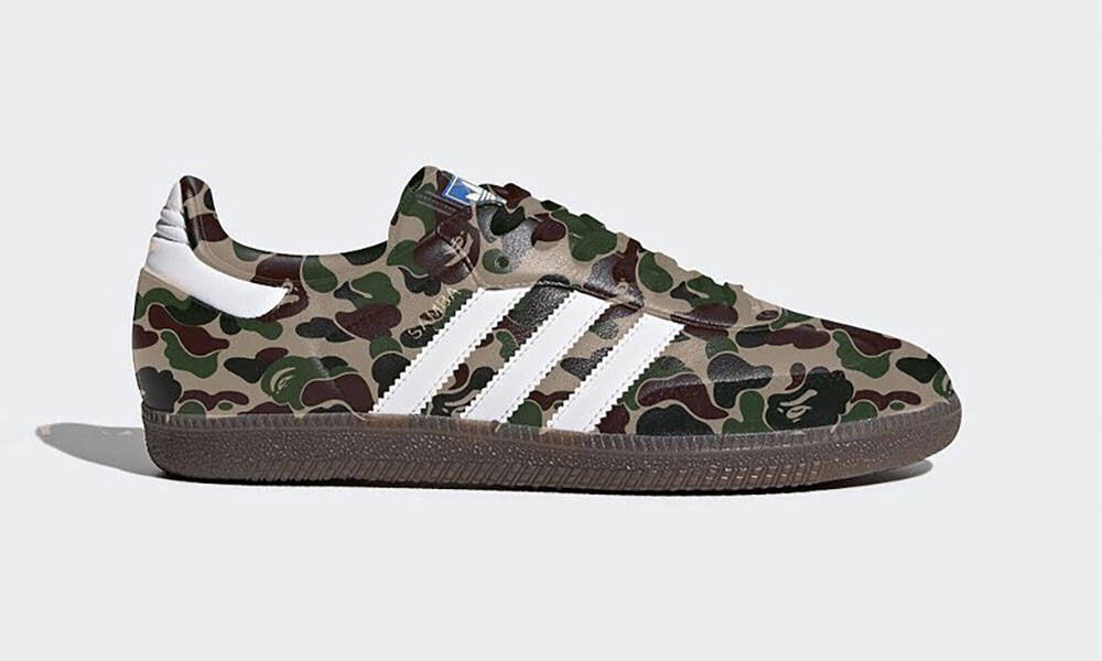 疑似 A BATHING APE® x adiads Originals Samba 联名鞋履释出