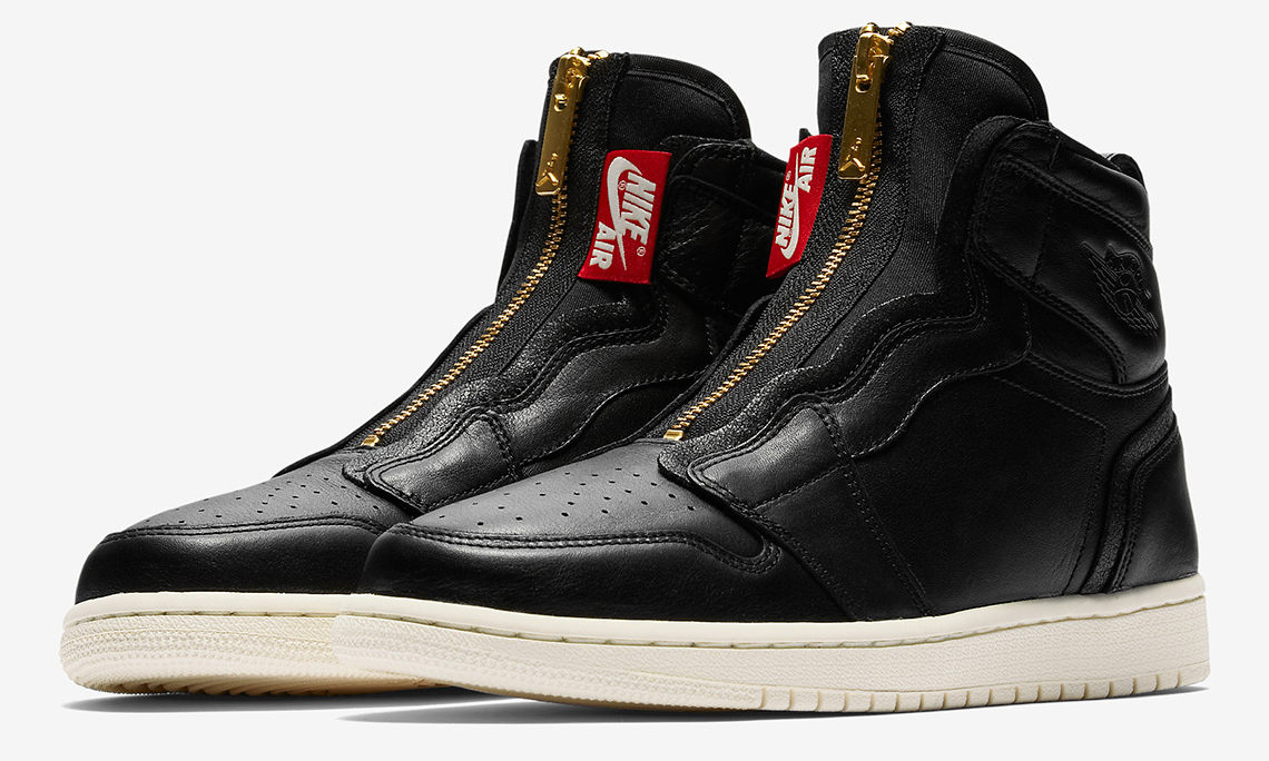拉链版 Air Jordan I 黑色将同白色一起发售