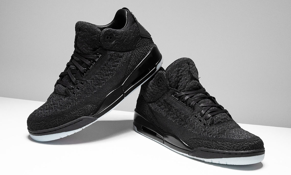 近赏 Air Jordan III Flyknit “Black Cat” 细节大图