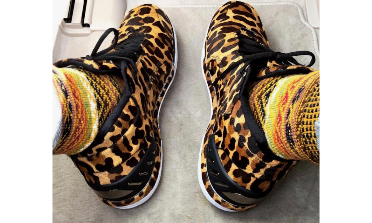 LeBron James 炫耀 Nike Air Zoom Generation 全新猎豹配色