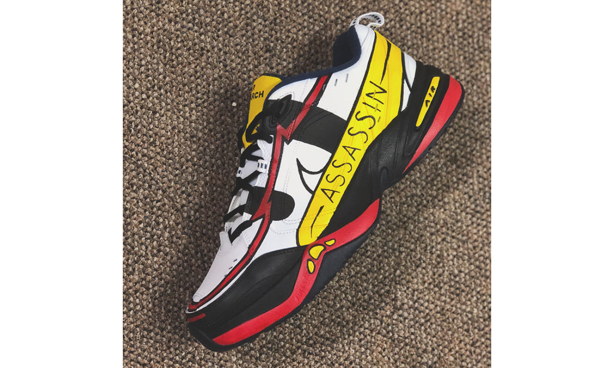 这双客制 Air Monarch 完美还原辛普森中的 Assassin