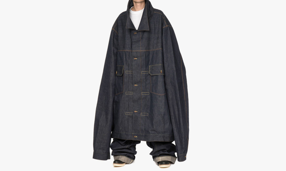 visvim 这套超级 oversized 牛仔要花掉你 ￥74000 人民币