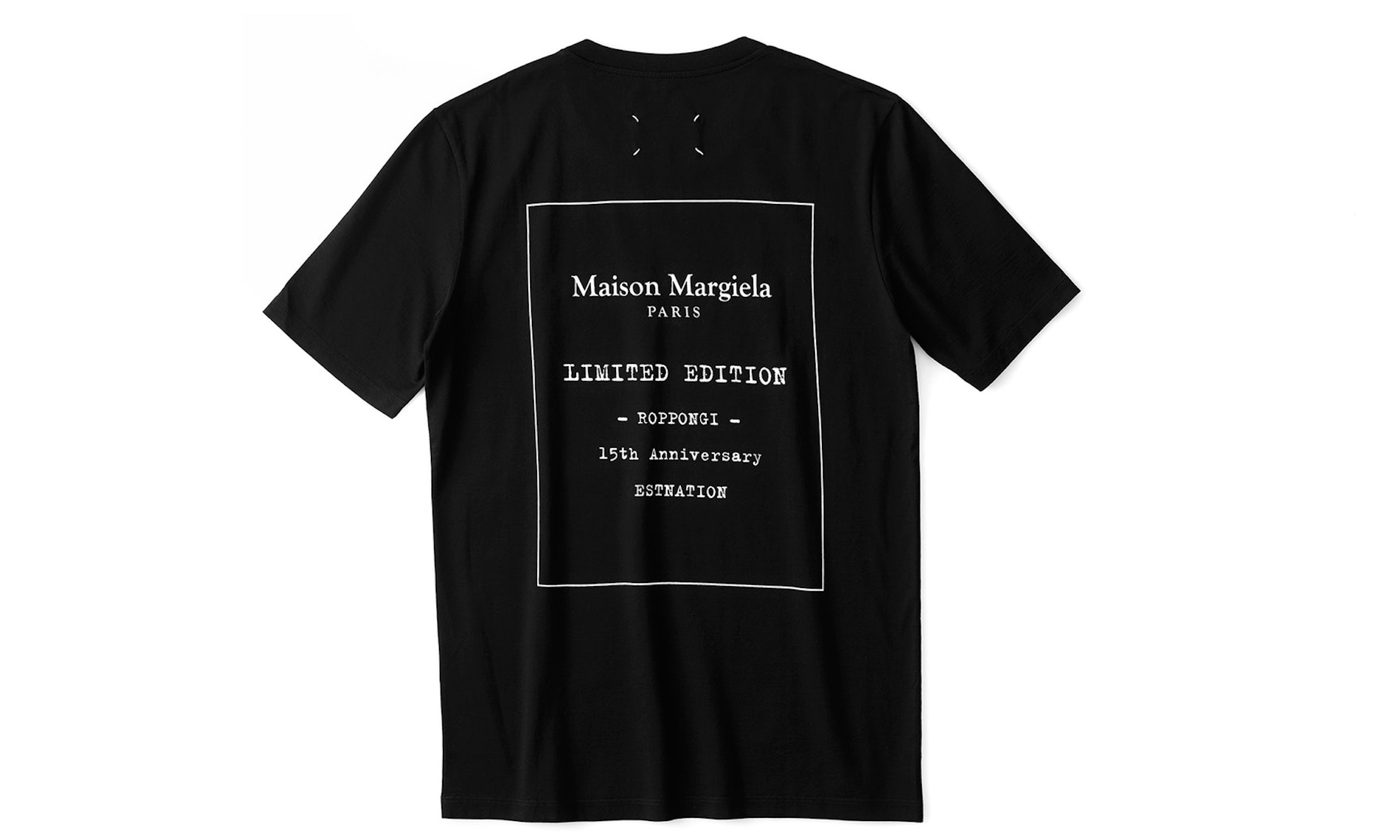 Maison Margiela 推出六本木专营店 15 周年别注 Tee
