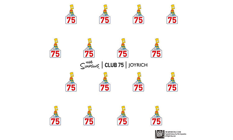 JOYRICH x CLUB 75 x The Simpsons 将再度打造联名系列