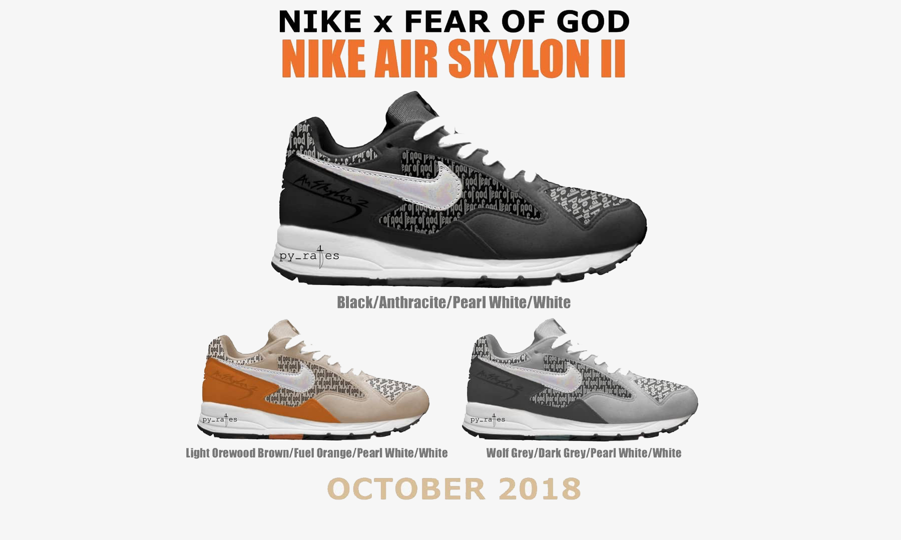 Nike x FEAR OF GOD 联乘鞋款揭开神秘面纱